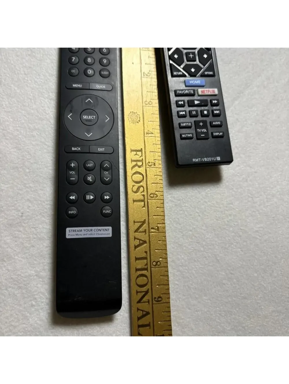 Sony RMT-VB201U Blu-ray Remote Control and Funtai 781A TV Remote Bundle